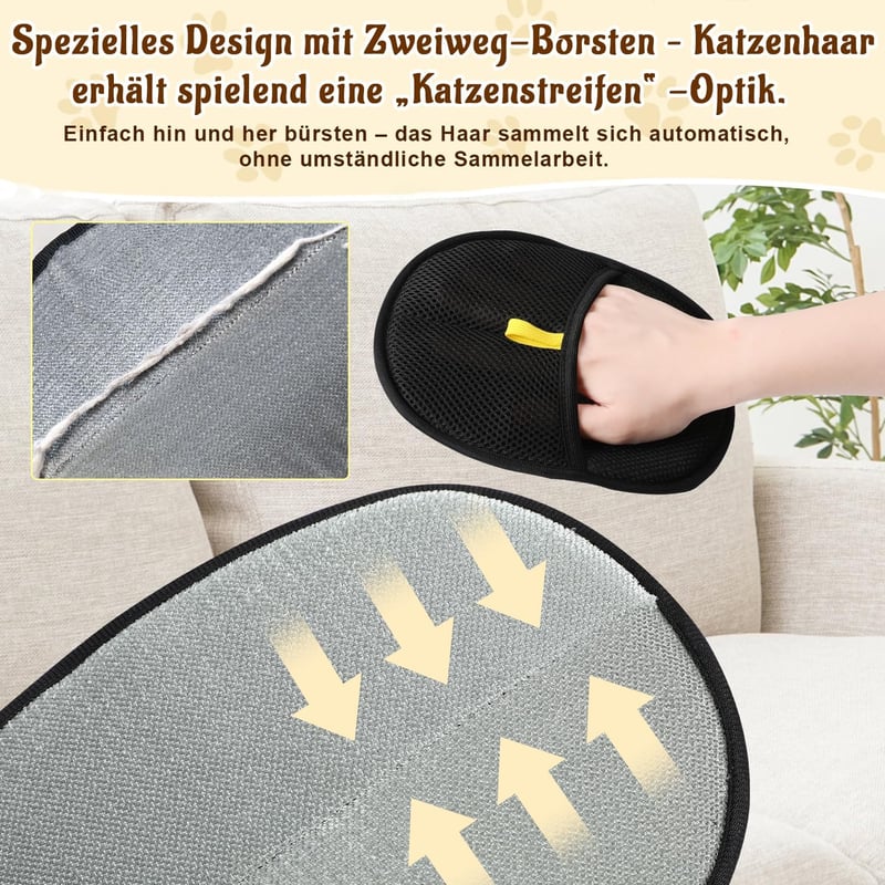 CXYP Szőreltávolító Mágneses Kesztyű Háziállat Szőrszedéshez - 1 Items