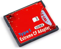 CY Dual Slot MicroSD TF Compact Flash CF Adapter Nikon Canon Kamerához - red 8