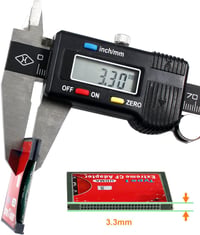 CY Dual Slot MicroSD TF Compact Flash CF Adapter Nikon Canon Kamerához - red 4
