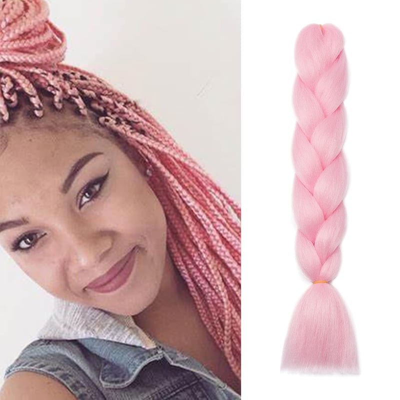 Cybelleza 24 Inches Jumbo Fonott Hajhosszabbítás - Rózsaszín Szintetikus Kanekalon Haj Afro Box Fonáshoz - Tartós Műhaj Copf

AI: Cybelleza 