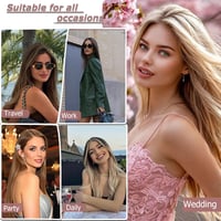 Cybelleza Csatos Hajhosszabbítás - 65 cm Egyenes Műhaj Tincsek Világosbarna - 6 Részes Hajdúsító Póthaj Nőknek 7