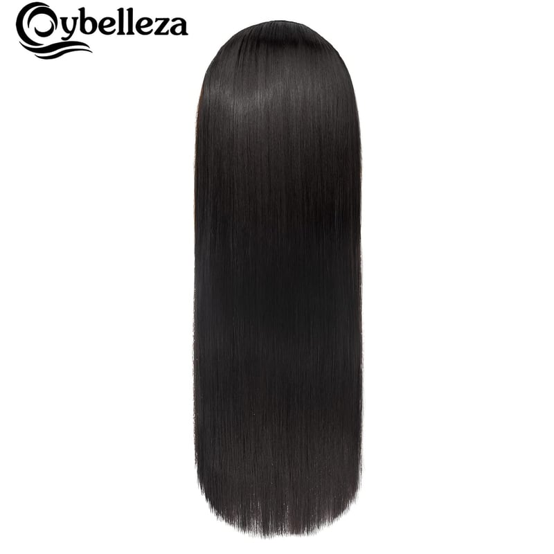 Cybelleza Csatos Hajhosszabbítás - 8 Részes, 60 cm, Egyenes Műhaj, Sötétbarna, Természetes Hatású, Tartós Copfok Nőknek