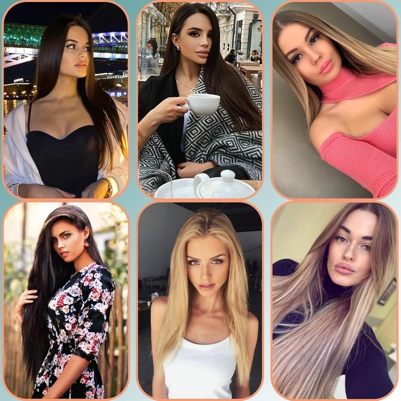 Cybelleza 8 részes csatos hajhosszabbítás - 60 cm egyenes műhaj, aranybarna színben - Természetes hatású dúsítás nőknek