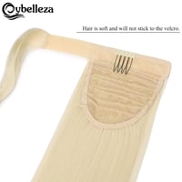 Cybelleza Csatos Lófarok Póthaj - 55 cm Egyenes Hajhosszabbítás, 100g Műhaj Copf, Világosszőke Hajdúsító Nőknek 3