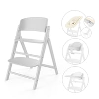Scaun înalt evolutiv CYBEX Gold Click & Fold 4-în-1 - All White - Scaun de masă pliabil de la bebeluș până la copil mic 2