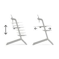 Cybex Gold LEMO Magasszék Gyerekeknek 3-99 Éves Korig, Együtt Növő Dizájn, Suede Grey 6
