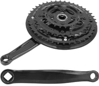 Angrenaj pedalier cyclingcolors cu trei foi 24-34-42 dinți, brațe 170 mm, pentru bicicletă MTB, negru, universal 2