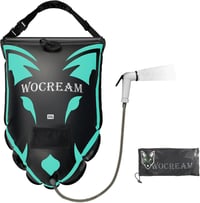 CyConncet Kültéri szolár camping zuhany TPU zuhanytáska 25L fekete kézi zuhanyfej 6,6 gallon strandhoz 1