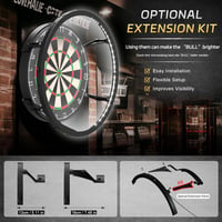 CyeeLife 360° LED dartlámpa acél dartboardhoz, fekete 4