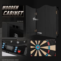 CyeeLife ZD01K elektromos dartboard, 65 játékvariáció, 12 darts, 1-8 játékos 3