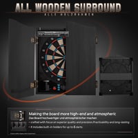 CyeeLife ZD01K elektromos dartboard, 65 játékvariáció, 12 darts, 1-8 játékos 5