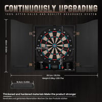 CyeeLife ZD01K elektromos dartboard, 65 játékvariáció, 12 darts, 1-8 játékos 4