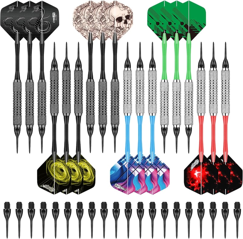 CyeeLife soft tip darts nyílkészlet elektronikus táblához - 18 db