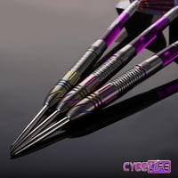 CyeeLife Tungsten Dartpipa 23g Profi Acél Nyilak 3 Szárral 9 Tollal - Purple 8