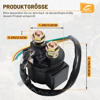 Cyleto Relé štartéra Magnetický spínač pre GY6 4-taktný motor 50cc 150cc 200cc 250cc ATV Dirt Bike Skúter Go Kart Quad Pit Bike Moped Roketa SSR 2