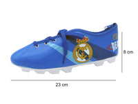 Geantă pentru încălțăminte Real Madrid CYPBRANDS, albastru, sac pentru depozitarea ghetelor de fotbal pentru fani 6