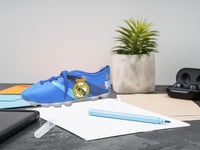 Geantă pentru încălțăminte Real Madrid CYPBRANDS, albastru, sac pentru depozitarea ghetelor de fotbal pentru fani 5