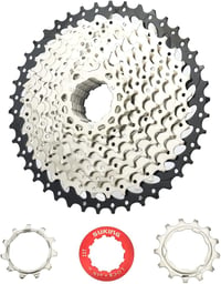 CYSKY 10 Sebességes Alumínium Kazetta 11-42T - Könnyű Fogaskeréksor Országúti és MTB Kerékpárokhoz, BMX Kompatibilis 1