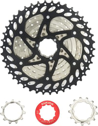 CYSKY 10 Sebességes Alumínium Kazetta 11-42T - Könnyű Fogaskeréksor Országúti és MTB Kerékpárokhoz, BMX Kompatibilis 3
