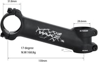 CYSKY kerékpár kormányszár 31.8mm 17° MTB rövid szár 60-130mm 2