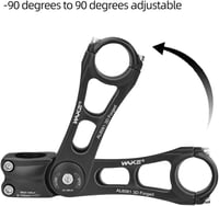 CYSKY Kerékpár Váll 31.8/25.4mm Állítható ±90° MTB Stem Riser 3