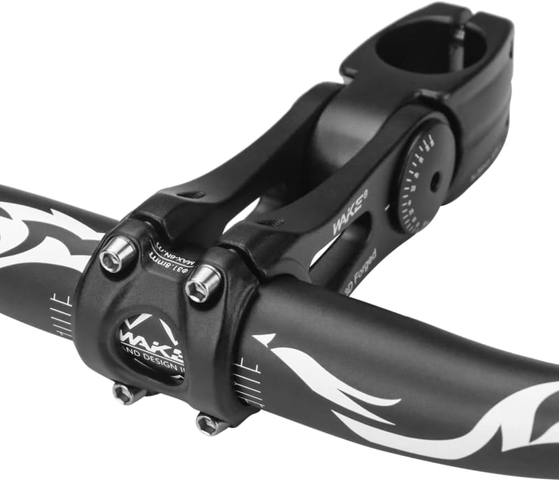 CYSKY Kerékpár Váll 31.8/25.4mm Állítható ±90° MTB Stem Riser