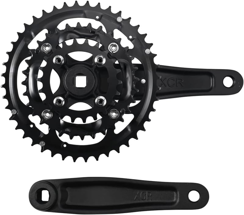 CYSKY MTB Hajtómű 3 Sebességes 44-32-22T 170mm Négyzet Tengelyes Pedálkar Shimano SRAM Kompatibilis