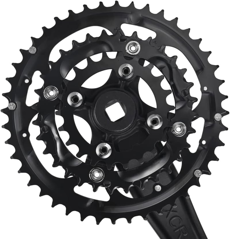 CYSKY MTB Hajtómű 3 Sebességes 44-32-22T 170mm Négyzet Tengelyes Pedálkar Shimano SRAM Kompatibilis