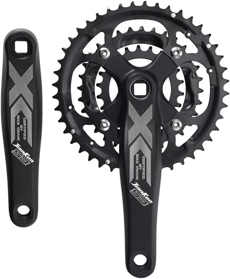 CYSKY MTB Hajtómű 3 Sebességes 44-32-22T 170mm Négyzet Tengelyes Pedálkar Shimano SRAM Kompatibilis