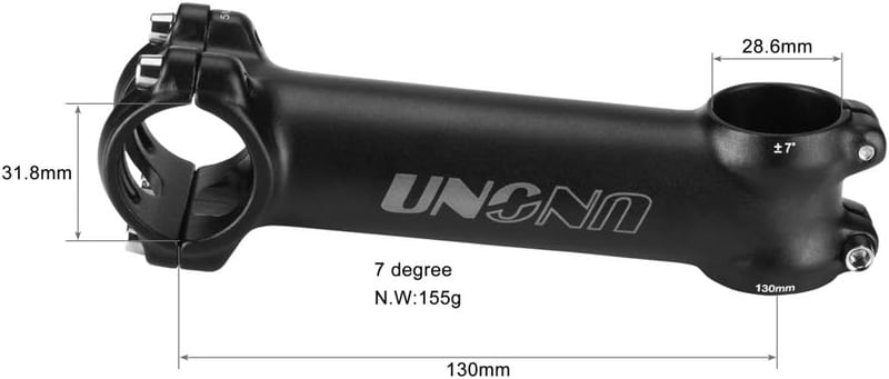 CYSKY MTB Kormányszár 31.8mm 60-130mm 7° Emelkedés Kerékpárhoz