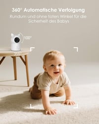 CZEview 2.5K Baby Monitor 5.5" HD Kijelzővel, Éjjellátóval és WiFi App 7