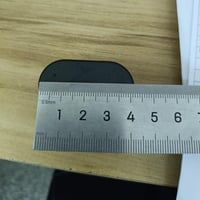 CZlinOduMMX Ochranné krytky na nohy stoličky 24 ks, oválne plastové protišmykové podložky na ochranu podlahy pre nábytkové nohy a stoly 40x20 mm, čierne 6
