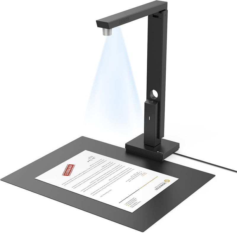CZUR Lens Pro 12MP dokumentumszkenner OCR funkcióval, A4 szkenner Mac Windows