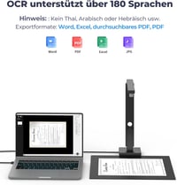 CZUR Lens Pro 12MP dokumentumszkenner OCR funkcióval, A4 szkenner Mac Windows 3