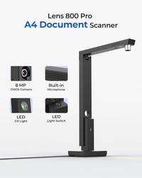 CZUR Lens Pro 8MP USB dokumentumkamera szkenner OCR funkcióval - Lens 800 2