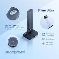 CZUR Shine Ultra A3 hordozható dokumentumszkenner, 13MP, OCR 180+ nyelv 2