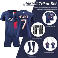 Czzovos Gyerek Focimez Szett 7-es Számmal - Férfi Futballmez Póló Nadrág Zokni Térdvédő Gyerekeknek 5
