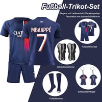 Czzovos Gyerek Focimez Szett 7-es Számmal - Teljes Futballfelszerelés Gyerekeknek Mezzel, Nadrággal, Zoknikkal és Térdvédővel 5