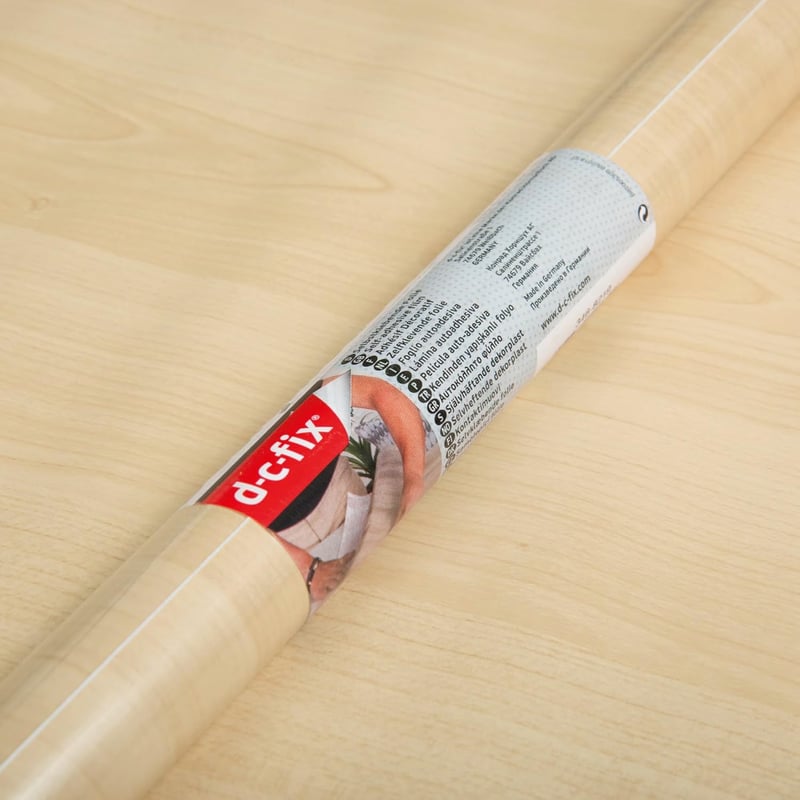 d-c-fix Juhar fa hatású öntapadós tapéta 90cm x 2,1m bútor konyha szekrény - 90W x 210L cm, Maple