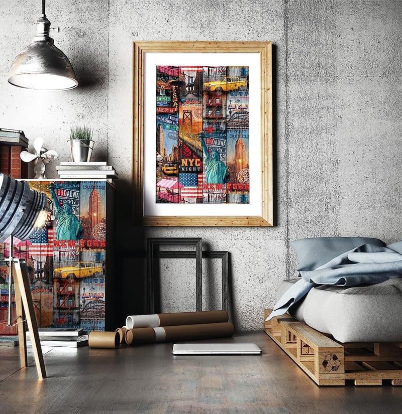 d-c-fix Öntapadós Dekorációs Fólia Manhattan 45cm x 2m - 45 cm x 2 metres