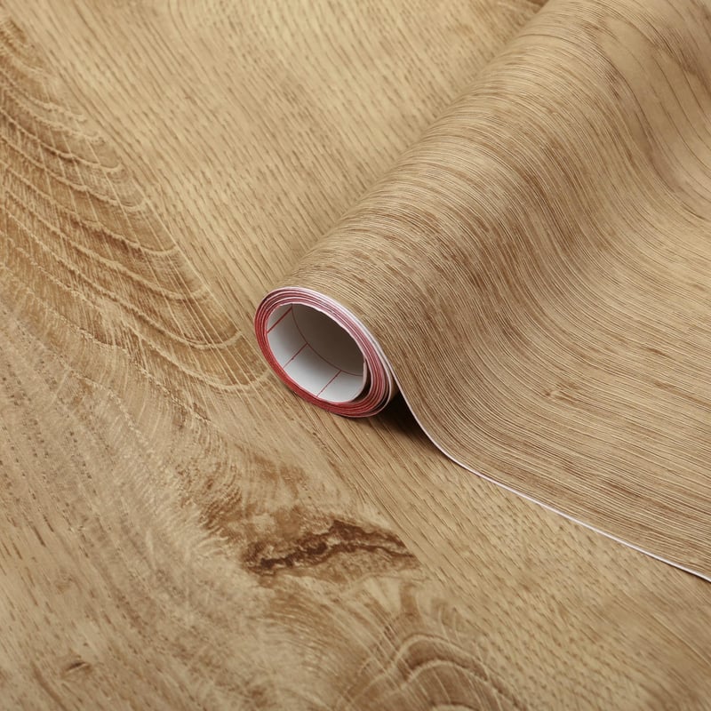 d-c-fix Ribbeck hrast samoljepljiva folija za namještaj 67,5 cm x 5 m – Periva dekorativna folija za kuhinju, ormare, stolove i prozorske klupčice