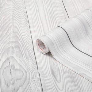 d-c-fix Shabby Wood samoljepljiva folija za namještaj 90 cm x 2,1 m, dekorativna folija s efektom drva, središnji dio folije je zgužvan (stanje: vidi 2. sliku)