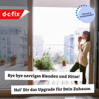 d-c-fix Tónovacia okenná fólia 90x200 cm, staticky priľnavá, 99 % UV ochrana, teploodrazivá zatemňovacia fólia na okná a sklenené dvere 7
