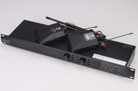Debra Audio PRO ER-202 UHF Dvokanalni Bežični Sustav Za Nadzor u Uhu s Odašiljačem i Prijemnikom za Pozornicu, Studio, Glazbenike 2