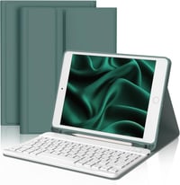 D DINGRICH iPad Billentyűzet Tok QWERTZ Német Vezeték Nélküli Bluetooth Toll Tartó 1