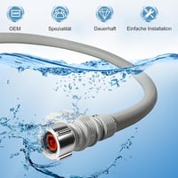 D.I.Accessa Aquastop Mosogatógép Tömlő 1,8m - Víztömlő Aquastop Védelemmel Mosogatógéphez DD81-01211A Szürke 3