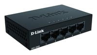 Switch Gigabit D-Link DGS-105GL cu 5 porturi, neadministrabil, fără ventilator, carcasă metalică, desktop, Plug and Play, QoS, 802.3az EEE, negru 2