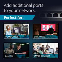 8-portový gigabitový prepínač D-Link DGS-108 Layer 2 – prenos dát 2000 Mbit/s, bez ventilátora, kovové vyhotovenie, čierny 4