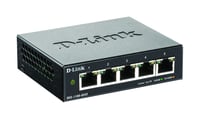 5-portový gigabitový smart switch D-Link DGS-1100-05V2 (10/100/1000 Mbit/s, bez ventilátora, kovové vyhotovenie), čierny 2