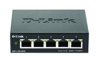 5-portový gigabitový smart switch D-Link DGS-1100-05V2 (10/100/1000 Mbit/s, bez ventilátora, kovové vyhotovenie), čierny 1